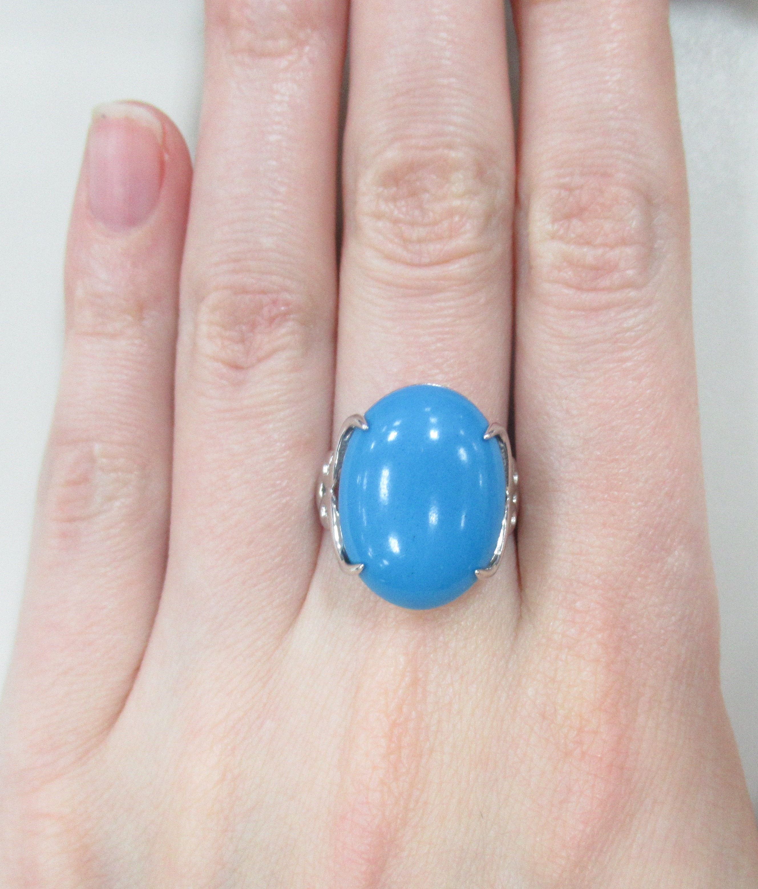 Серебряное кольцо с бирюзой